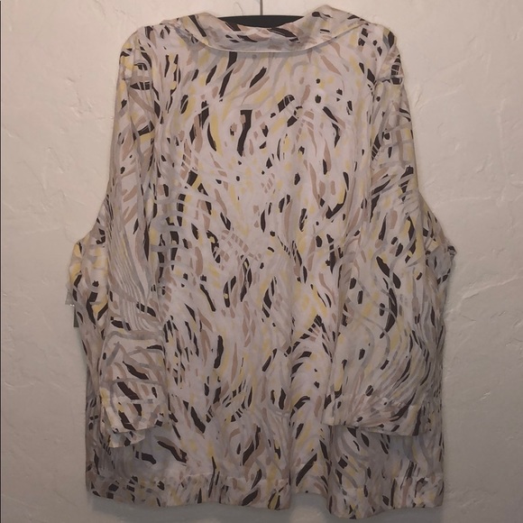 NWT 2 Piece Button Down and Tank Top Shirt Top 3X - Picture 3 of 7